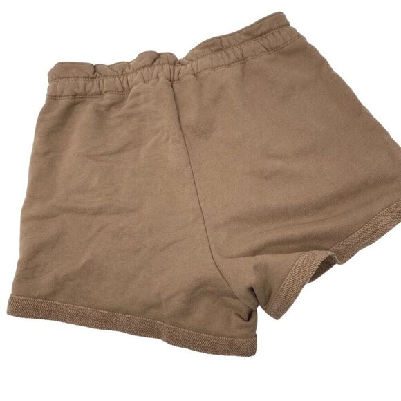 Abercrombie & Fitch Tan Sweatshorts Plush Lounge Shorts Size Medium B13 - Picture 2 of 6